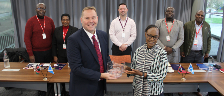 Kenyan delegation visits Falkirk Campus